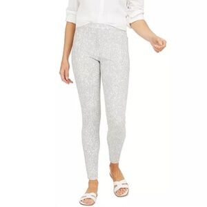 NEW‎ Spanx Ankle Jean-ish Leggings Speckled Grey Plus Size 3X High Waist NWT